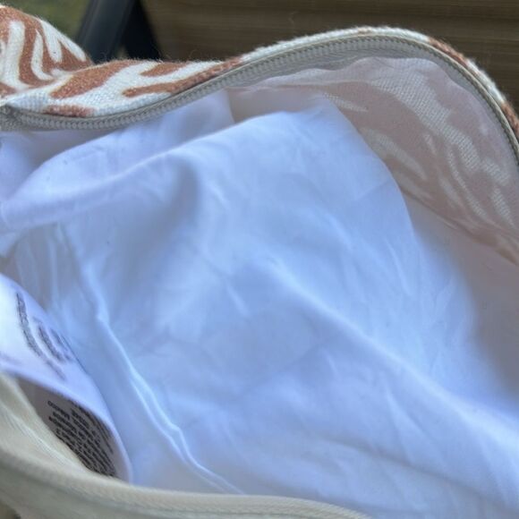 West Elm Floral Accent Pillow 20”x20” - Picture 5 of 6